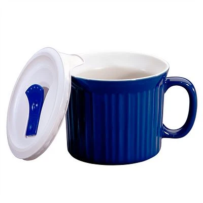 CorningWare® 20-ounce Blue Meal MugTM with Vented Lid