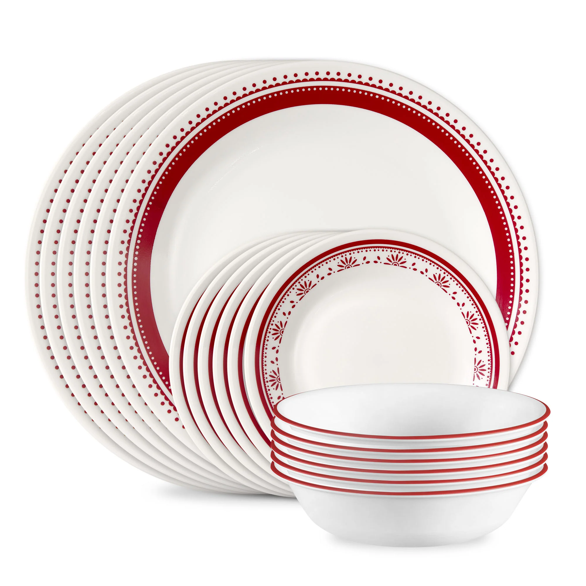 Corelle® Sadie 18-piece Dinnerware Set, Service for 6