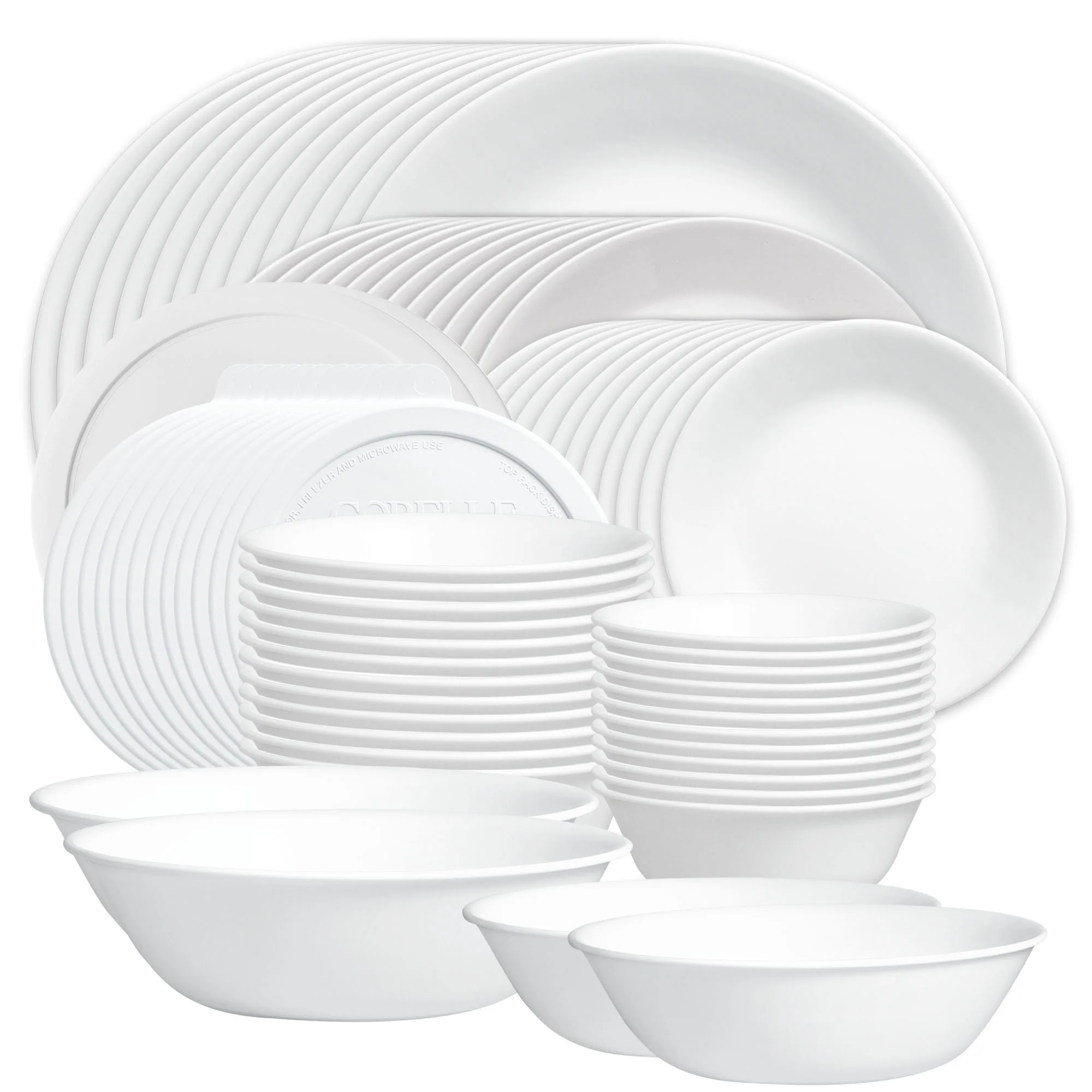Corelle® Winter Frost White 78-piece Dinnerware Set, Service for 12