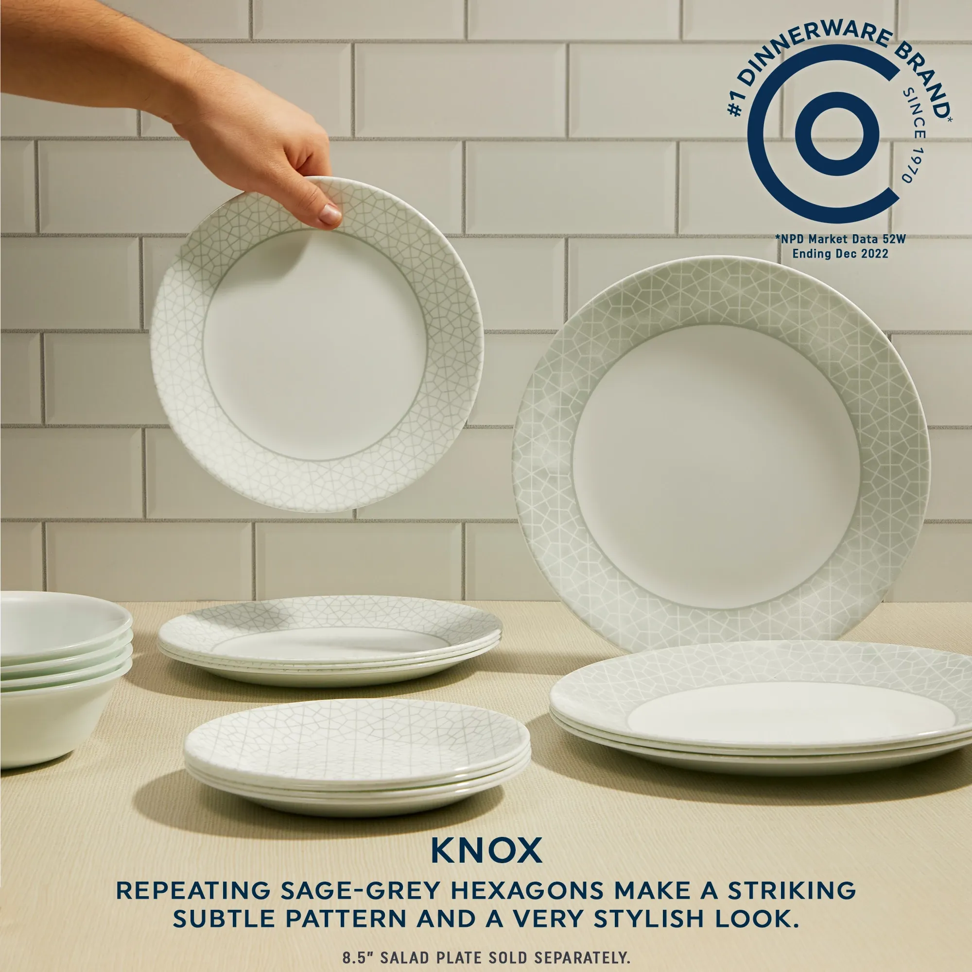 Corelle® Knox 12-piece Dinnerware Set, Service for 4 - Image 4