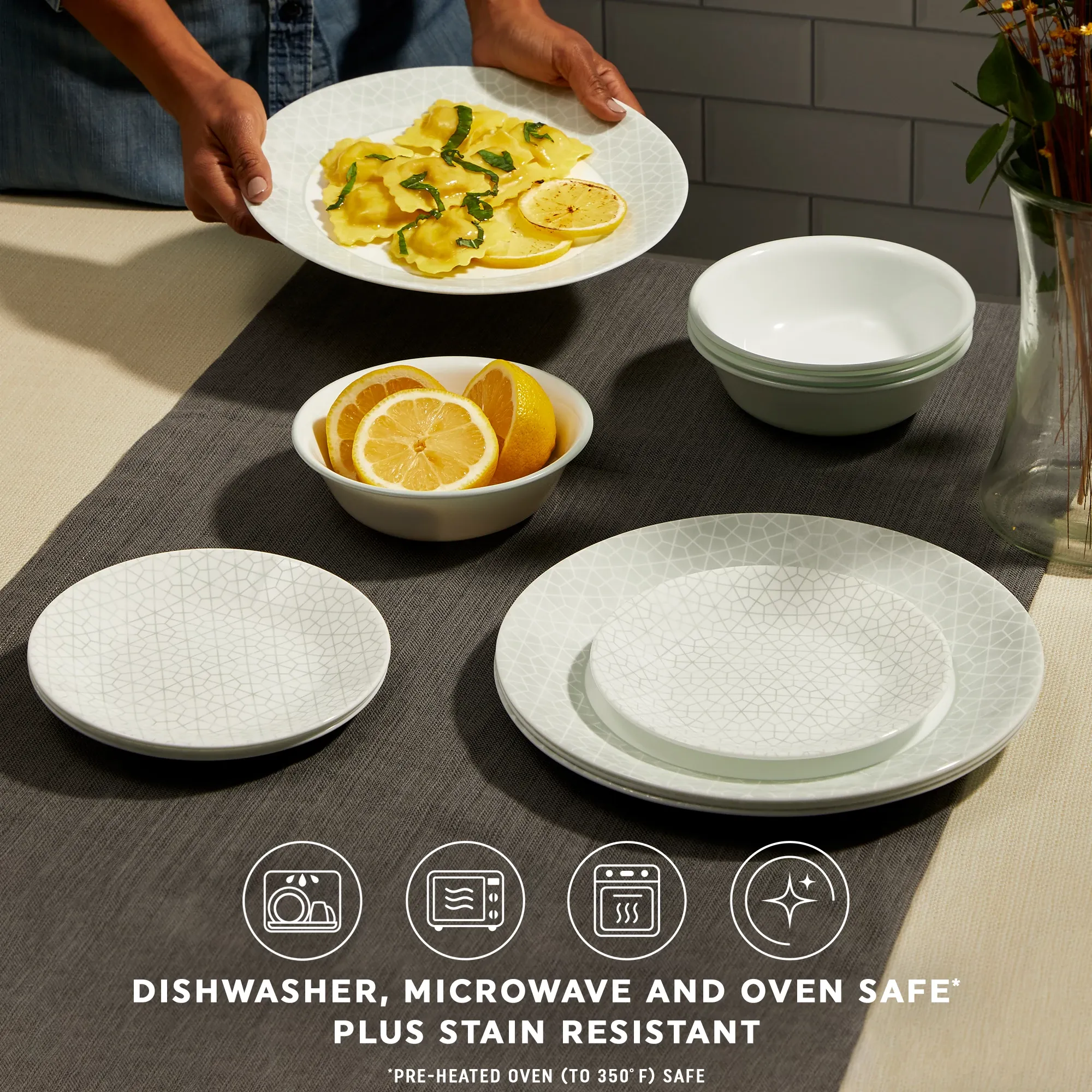 Corelle® Knox 12-piece Dinnerware Set, Service for 4 - Image 5