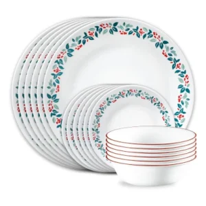 Corelle® Winter Berries 18-piece Dinnerware Set, Service for 6