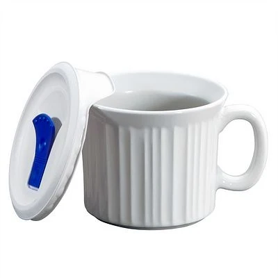 CorningWare® French White® 20-ounce Meal MugTM with Vented Lid